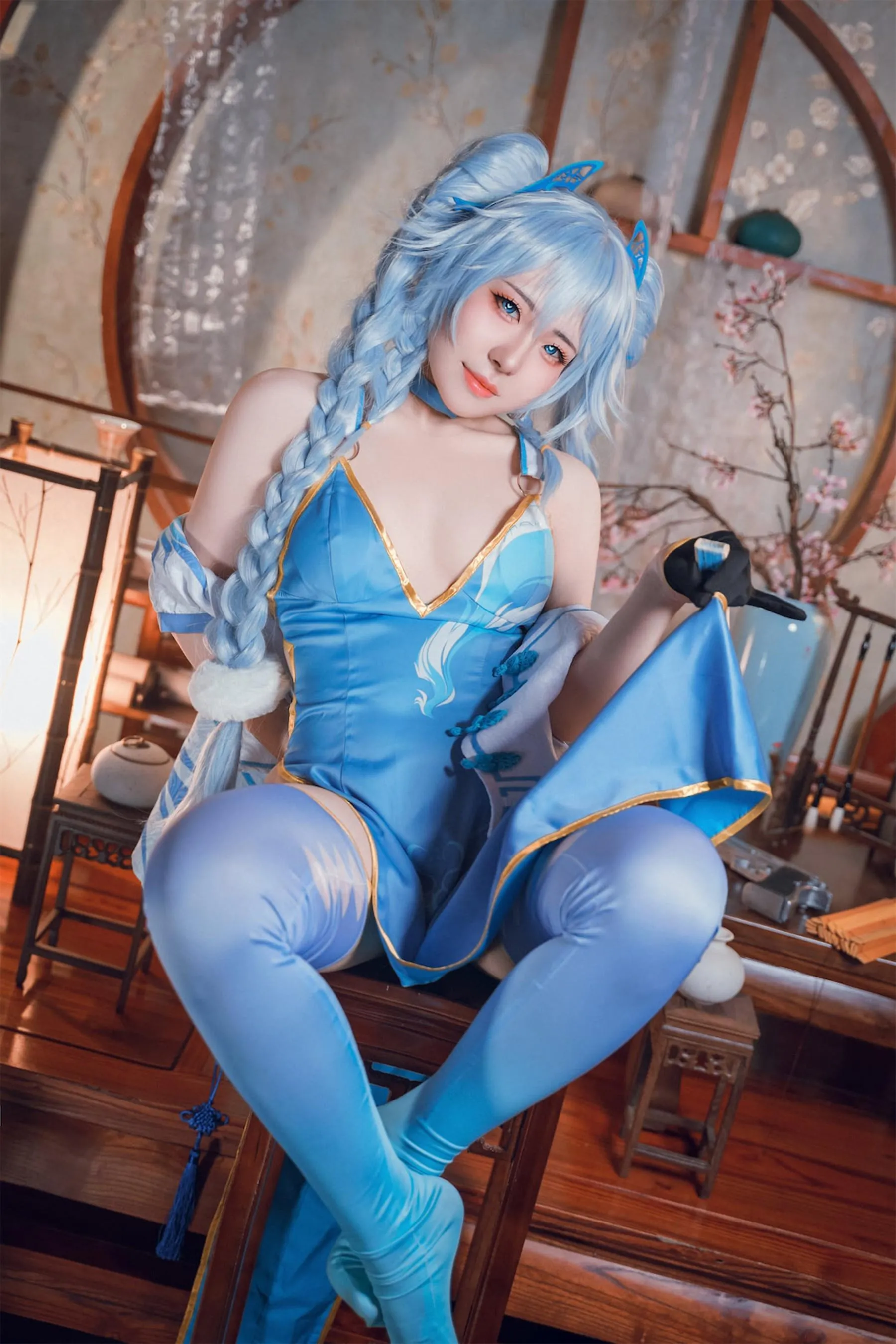 虎森森 – NO.17 少女前线 翠雀媚 [41P]插图